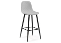 Барный стул Capri light gray / black