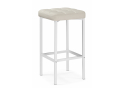 Барный стул Лофт линкольн белый / белый матовый