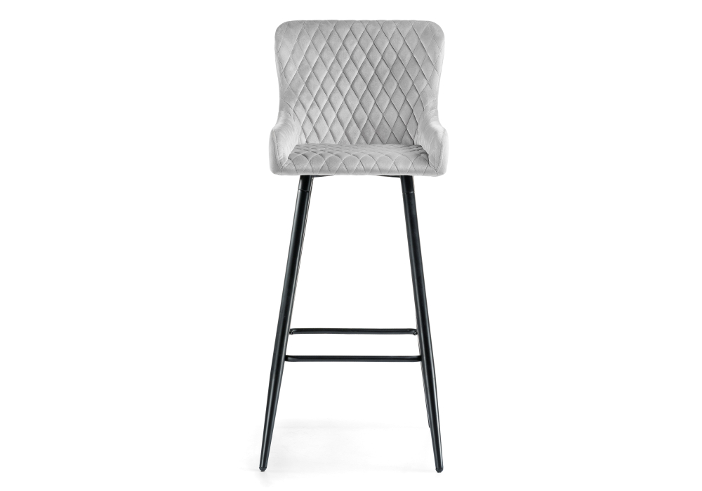 Барный стул Mint light gray / black