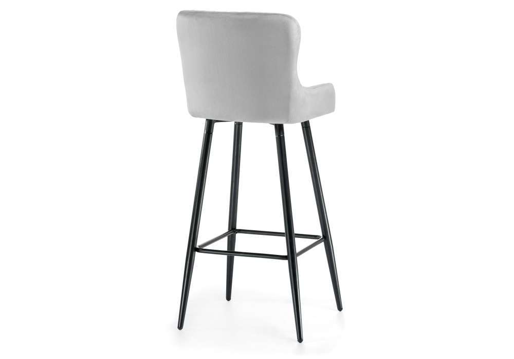 Барный стул Mint light gray / black