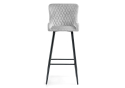 Барный стул Mint light gray / black