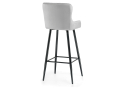 Барный стул Mint light gray / black
