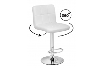 Барный стул Paskal white / chrome