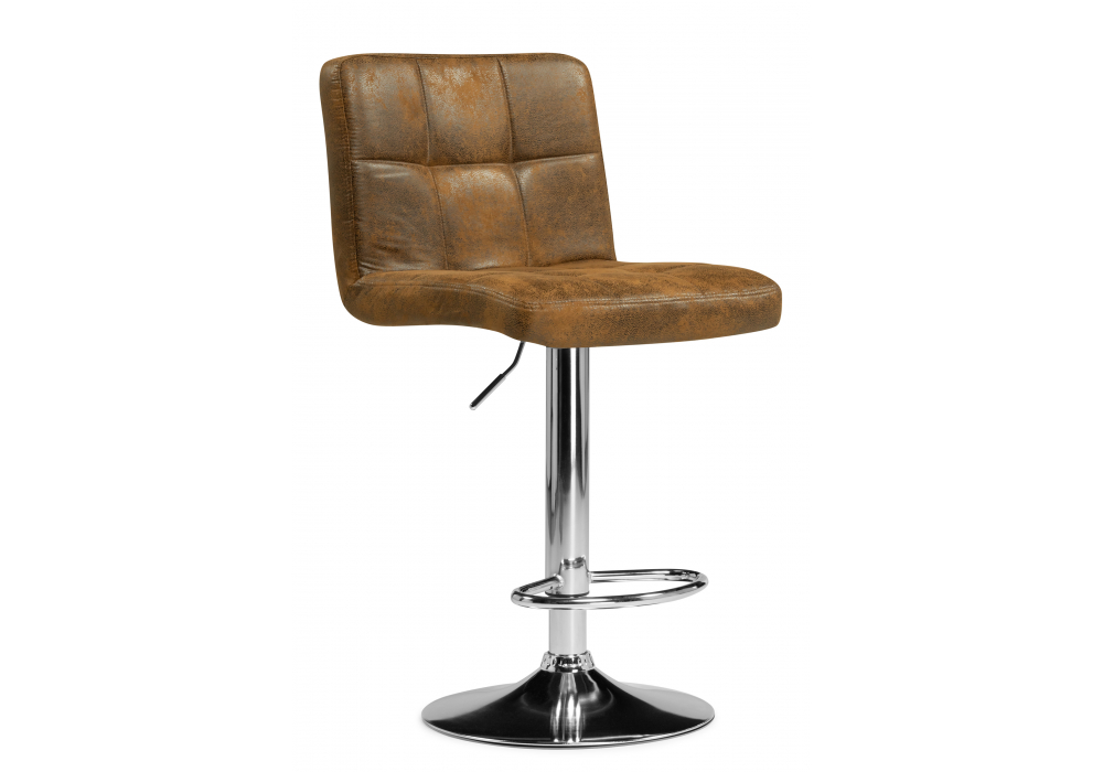 Барный стул Paskal brown / chrome
