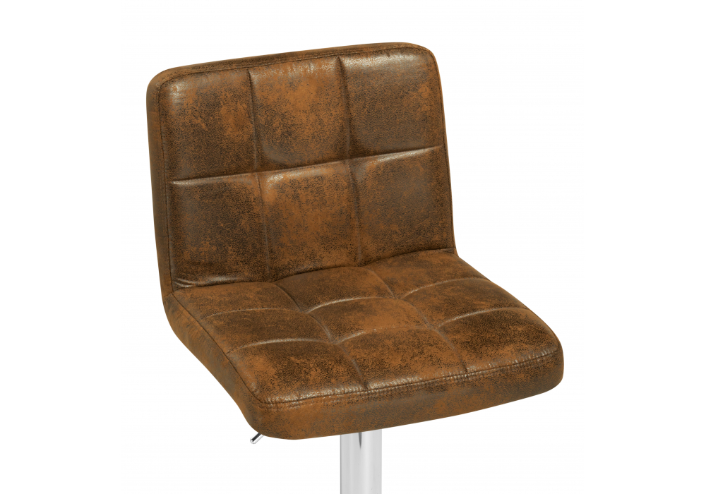 Барный стул Paskal brown / chrome