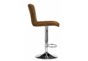 Барный стул Paskal brown / chrome