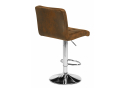 Барный стул Paskal brown / chrome