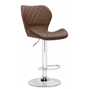 Барный стул Porch brown / chrome