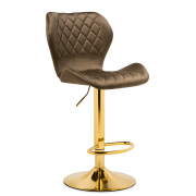 Барный стул Porch cappuccino / gold