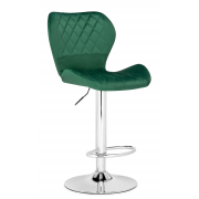 Барный стул Porch green / chrome