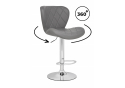 Барный стул Porch gray / chrome