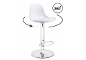 Барный стул Soft white / chrome