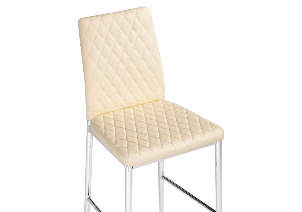 Барный стул Teon beige / chrome