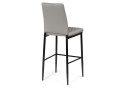 Барный стул Teon gray / chrome