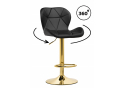 Барный стул Trio black / gold
