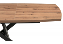 Деревянный стол Адди 135(180)х85х76 дуб вотан / черный