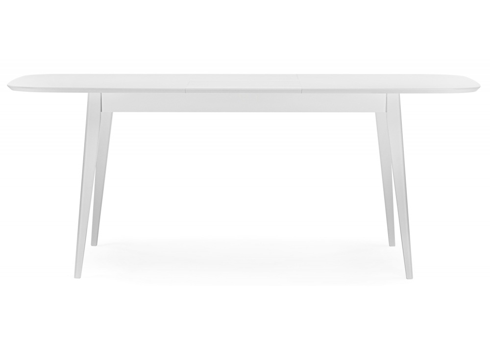 Деревянный стол Адель 145(190)x80 белый матовый