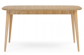 Керамический стол Симмонс 180(260)x90 statuario titan gloss / черный / орех дуб монтана