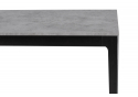 Деревянный стол Айленд 110(155)х68х76 бетон чикаго светло-серый / черный