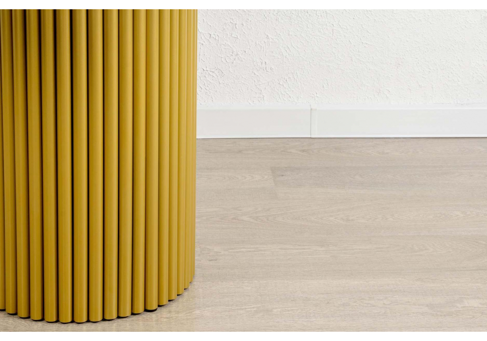 Деревянный стол Барел 89 белый / золото