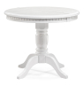 Деревянный стол Долерит 90(120)х90х76 белый / белый