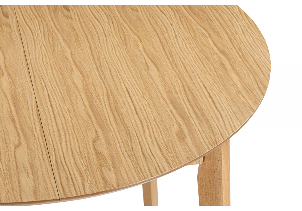 Деревянный стол Форли 100(130)x100 светлое дерево