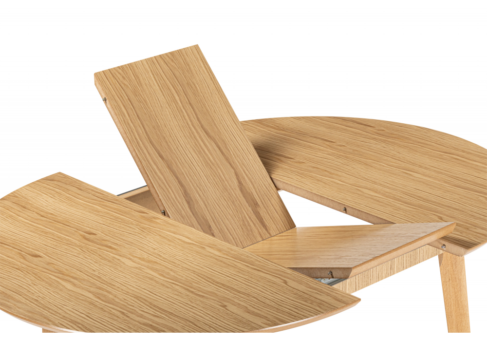 Деревянный стол Форли 100(130)x100 светлое дерево