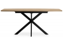 Деревянный стол Индиана 130(170)x80 дуб кунео / черный