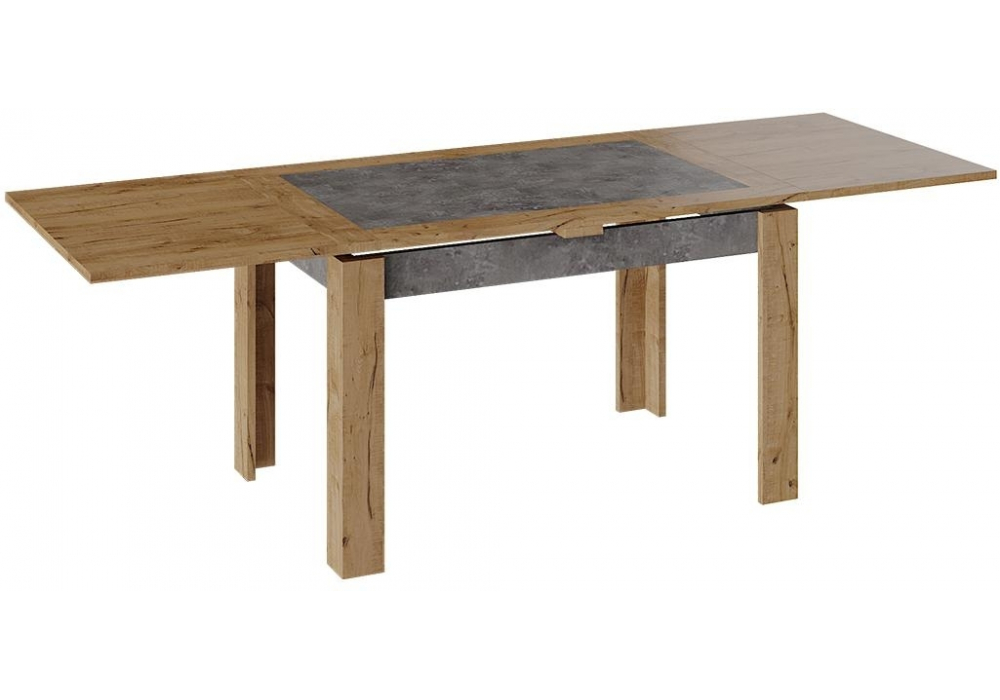 Деревянный стол Хьюстон тип 4 дуб вотан / моод темный