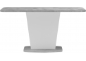 Деревянный стол Комфорт цемент светлый / белый