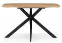 Деревянный стол Кортез 116(160)x77 раздвижной дуб табачный / черный