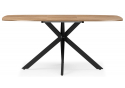Деревянный стол Кортез 116(160)x77 раздвижной дуб табачный / черный