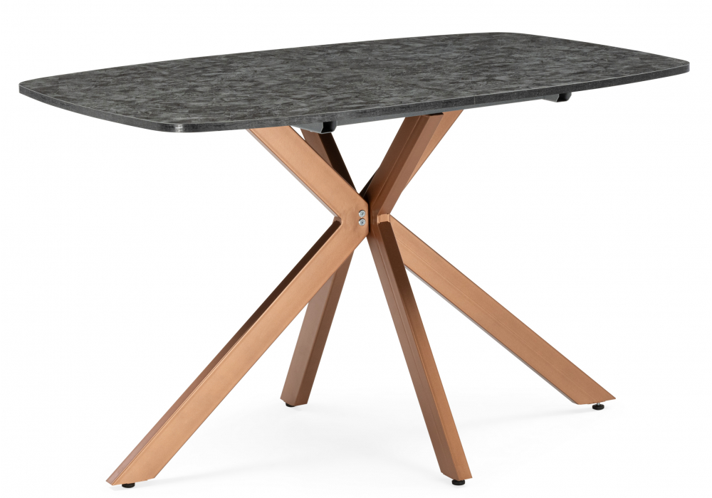 Деревянный стол Кортез 116(160)x77 раздвижной малави / медь