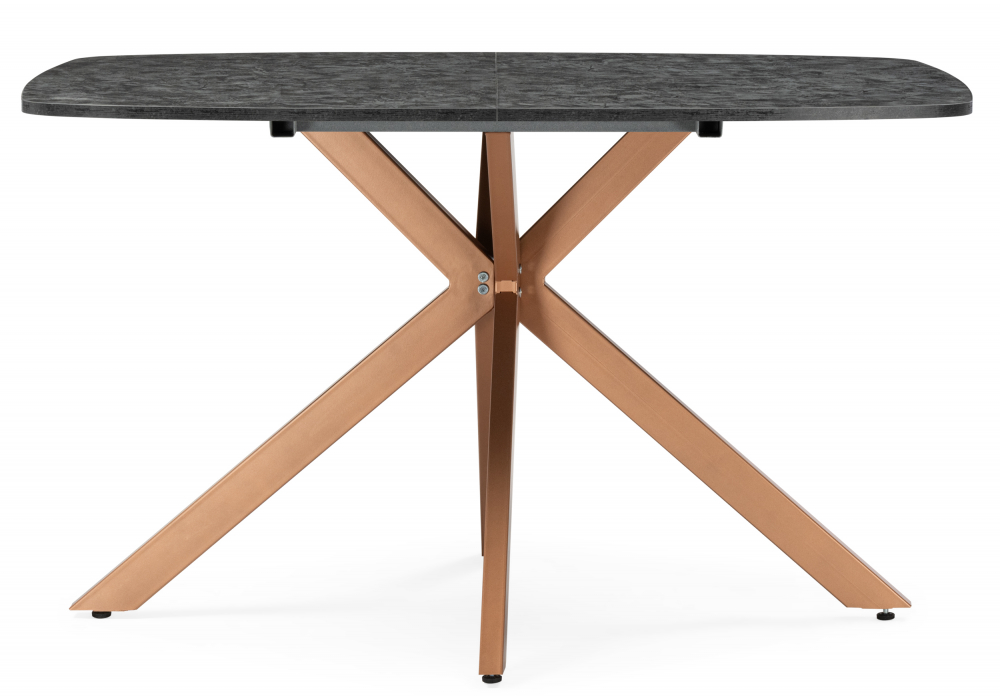 Деревянный стол Кортез 116(160)x77 раздвижной малави / медь