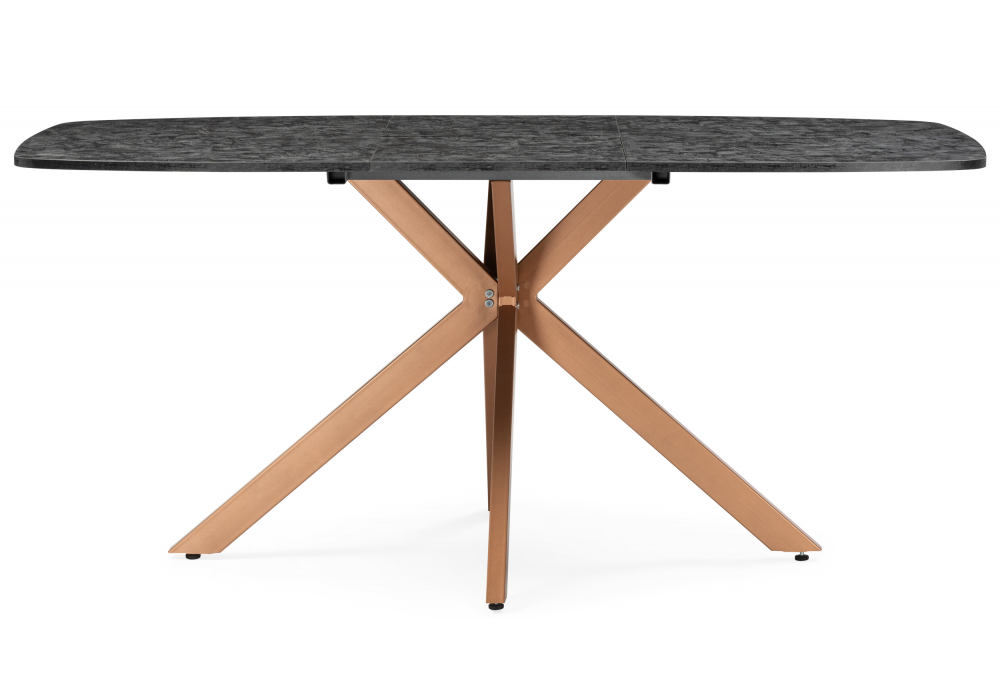 Деревянный стол Кортез 116(160)x77 раздвижной малави / медь