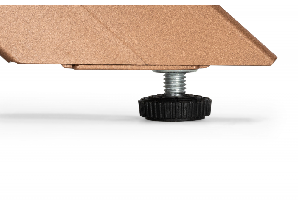 Деревянный стол Кортез 116(160)x77 раздвижной малави / медь