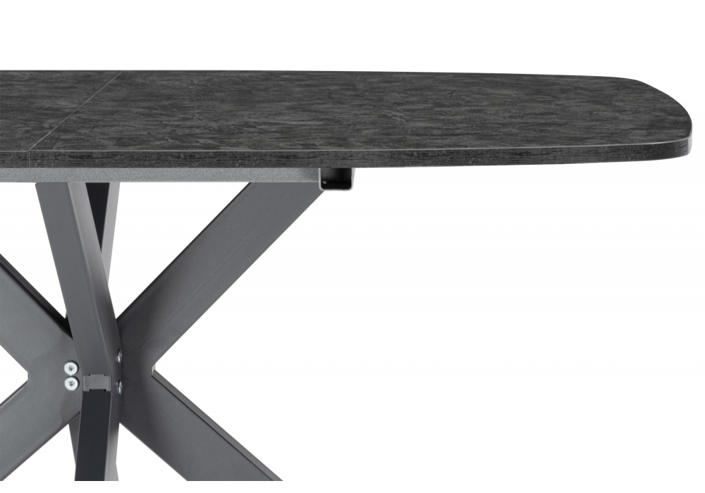 Деревянный стол Кортез 116(160)x77 раздвижной малави / серый