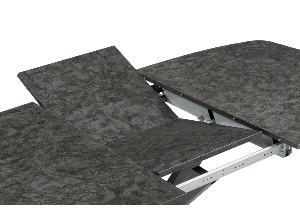 Деревянный стол Кортез 116(160)x77 раздвижной малави / серый