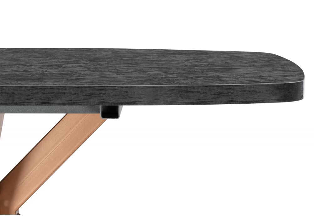 Деревянный стол Кортез 32 116(160)x77 раздвижной малави / медь