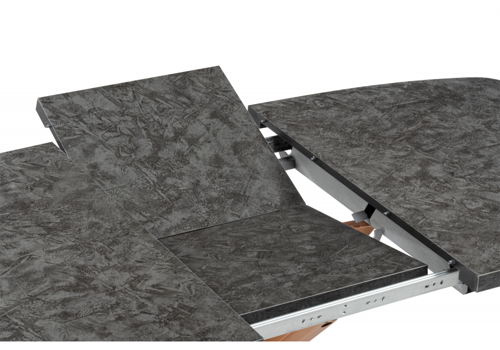 Деревянный стол Кортез 32 116(160)x77 раздвижной малави / медь