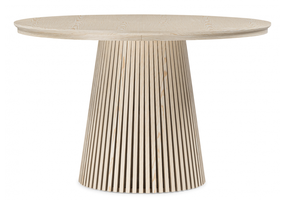 Деревянный стол Mersin 120(200)x120 шпон дуба / бук