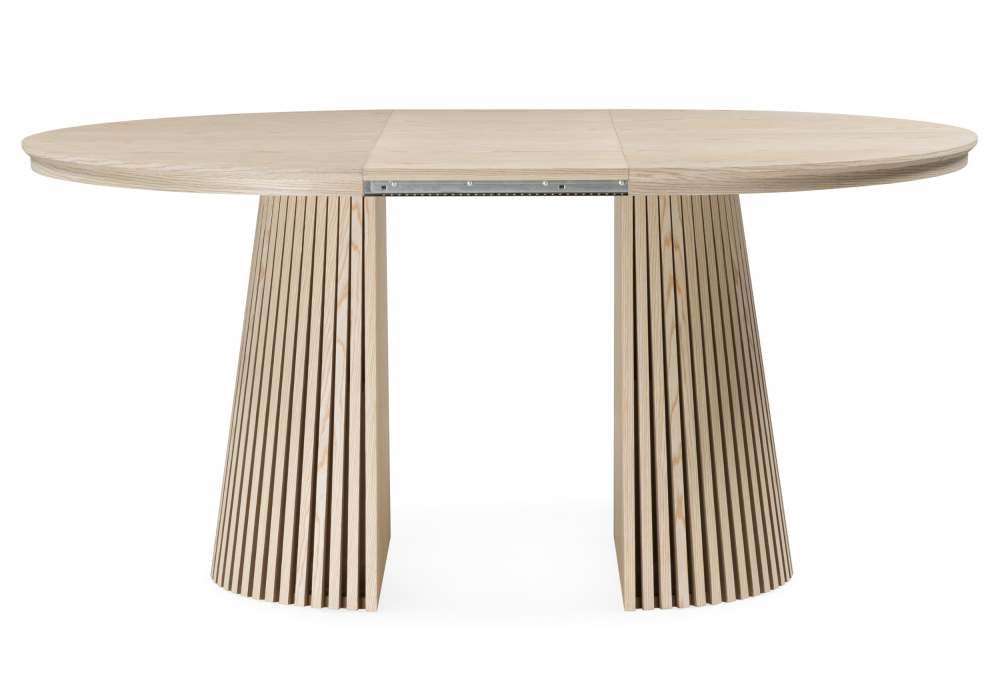 Деревянный стол Mersin 120(200)x120 шпон дуба / бук