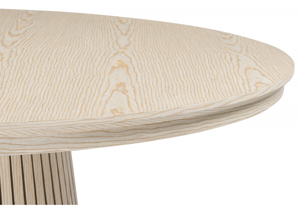 Деревянный стол Mersin 120(200)x120 шпон дуба / бук