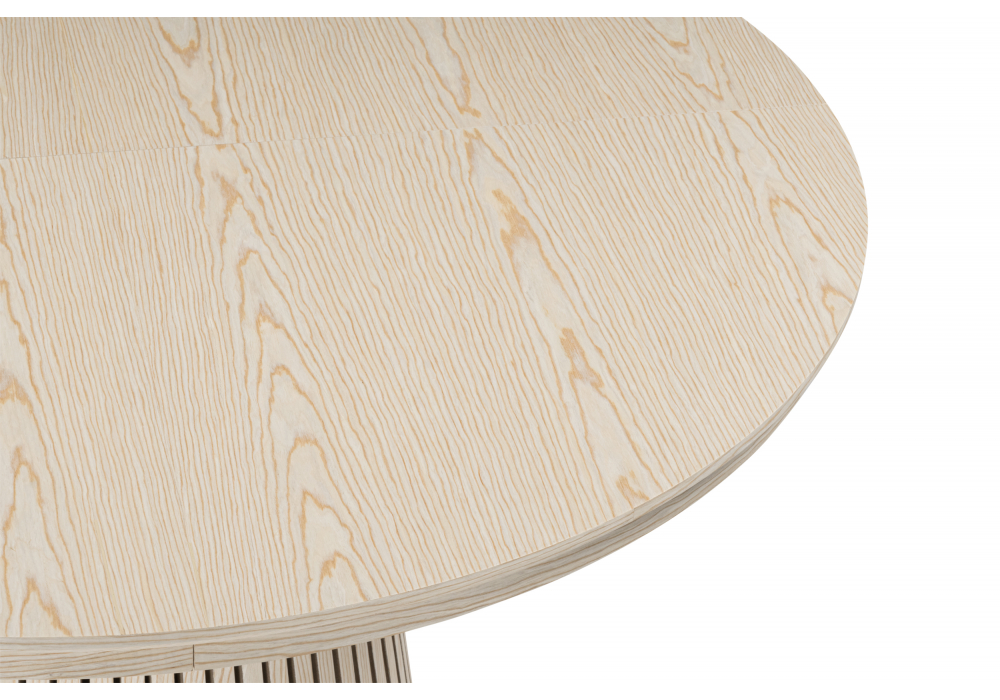 Деревянный стол Mersin 120(200)x120 шпон дуба / бук