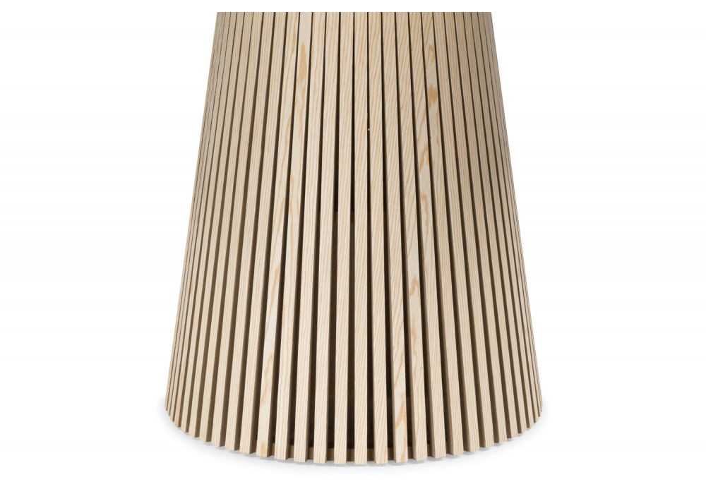 Деревянный стол Mersin 120(200)x120 шпон дуба / бук