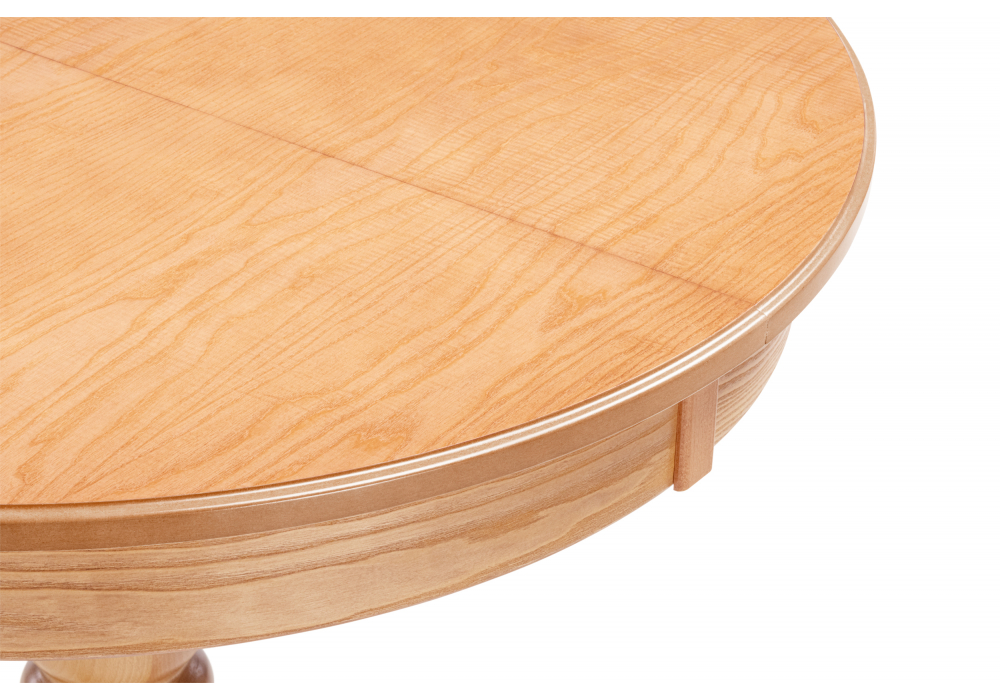 Деревянный стол Орден 100(140)x100 круглый дуб