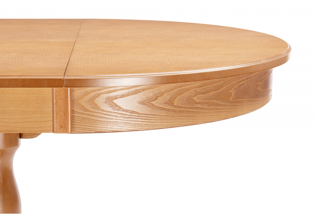 Деревянный стол Орден 100(140)x100 круглый дуб