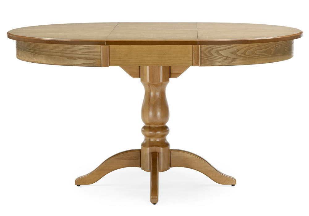 Деревянный стол Орден 100(140)x100 круглый дуб