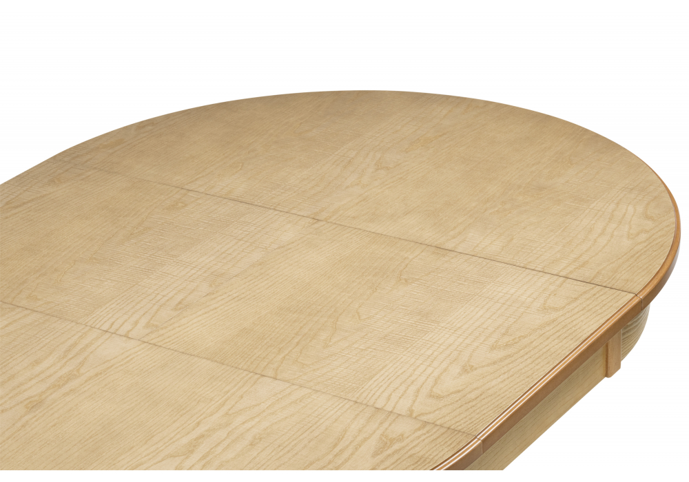 Деревянный стол Орден 100(140)x100 круглый дуб