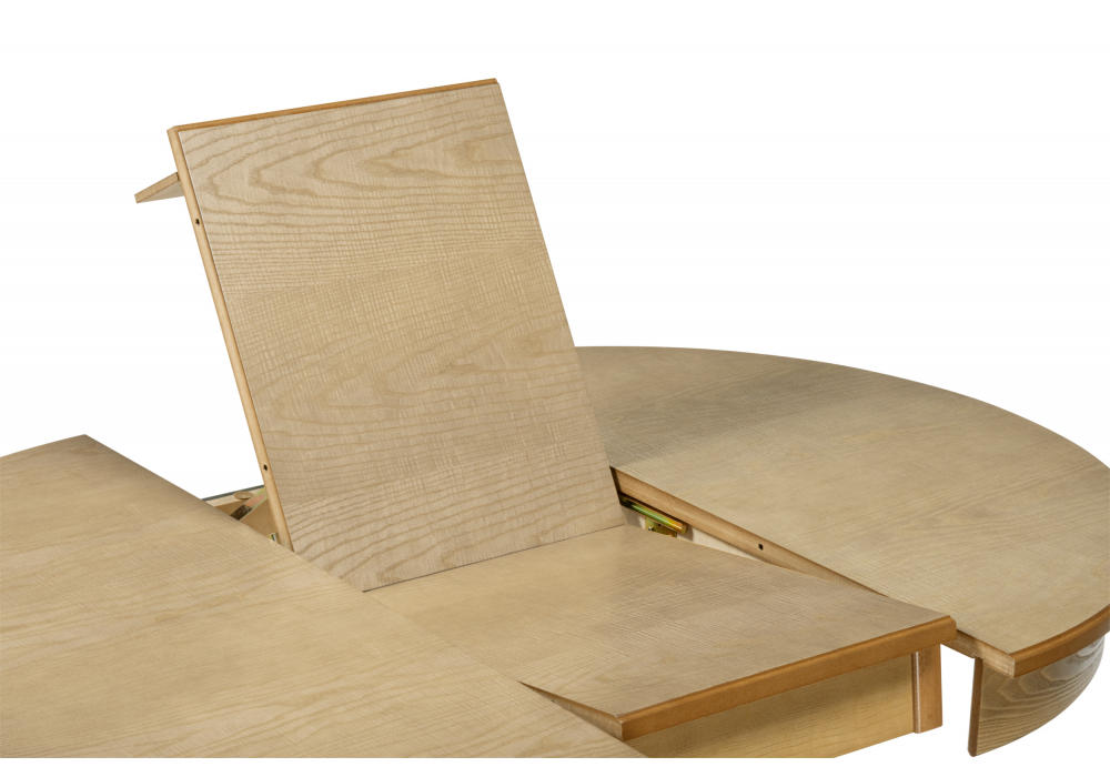 Деревянный стол Орден 100(140)x100 круглый дуб